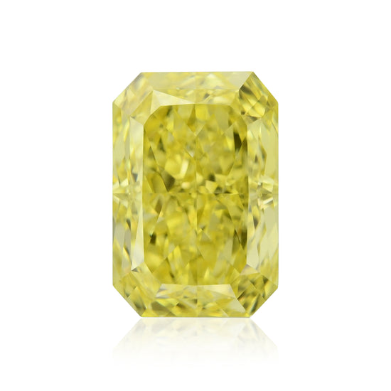 Diamante Radiant Giallo Fancy Vivid da 0.79 Carati VS1 GIA