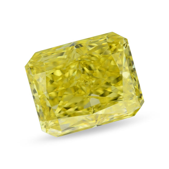 Diamante Radiante Giallo Fancy Vivid da 1.09 carati IF GIA