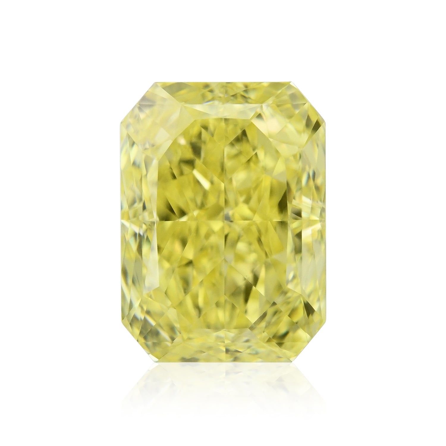 1.52 Carat Fancy Intense Yellow Radiant Diamond VVS1 GIA