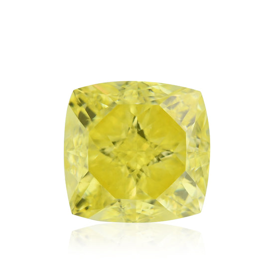 Diamante Cuscino Giallo Intenso Fantasia 0.61 carati VVS1 GIA