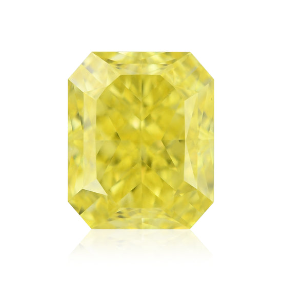 Diamante Radiante Giallo Fancy Vivid da 0,50 Carati IF GIA