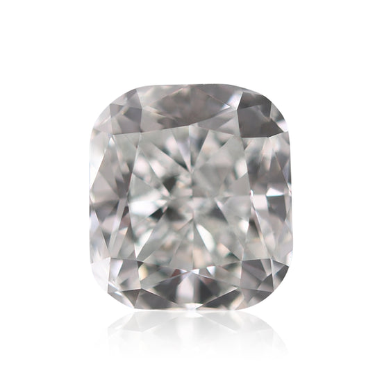 0,70 carati diamante a cuscino Fancy Light Bluish Green I1 GIA