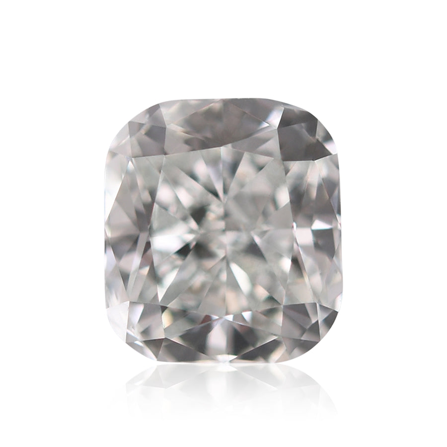 0.70 Carat Fancy Light Bluish Green Cushion Diamond I1 GIA
