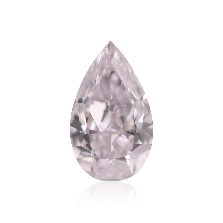 0.55 Carat Very Light Pink Pear Diamond VVS1 GIA
