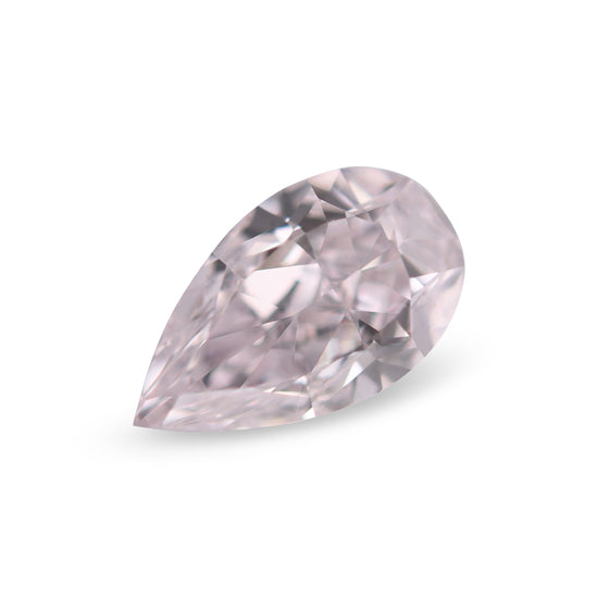 0.55 Carat Very Light Pink Pear Diamond VVS1 GIA