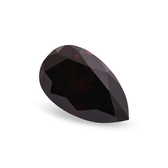 0.40 Carat Fancy Dark Reddish Brown Pear Diamond SI1 GIA