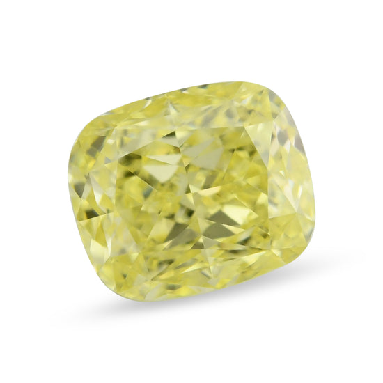 0.70 Carat Fancy Yellow Cushion Diamond VS1 GIA