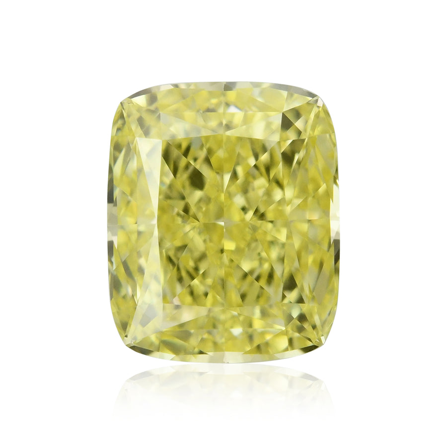 Diamante Cushion Giallo Fancy Intenso da 0,70 Carati VVS1 GIA