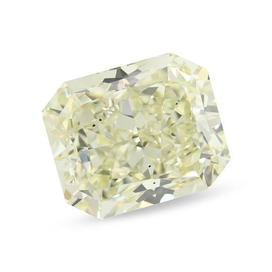 4,03 carati diamante radiante Fancy Green Yellow SI1 GIA