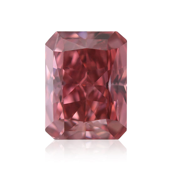 Diamante Radiant Rosso Purpureo Fantasia 0,83 Carati SI1 GIA e Argyle