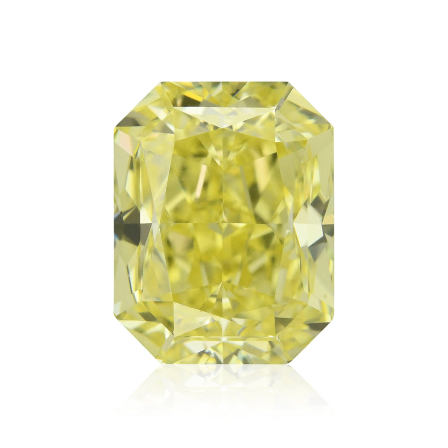 Diamante GIA VS2 Fancy Intense Yellow taglio Radiante da 1,28 carati