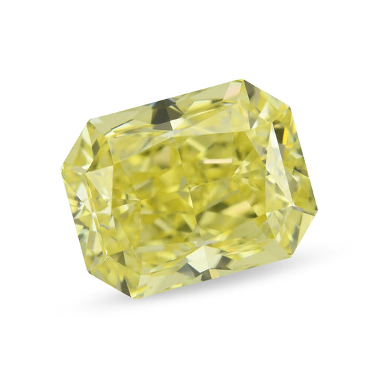 Diamante GIA VS2 Fancy Intense Yellow taglio Radiante da 1,28 carati