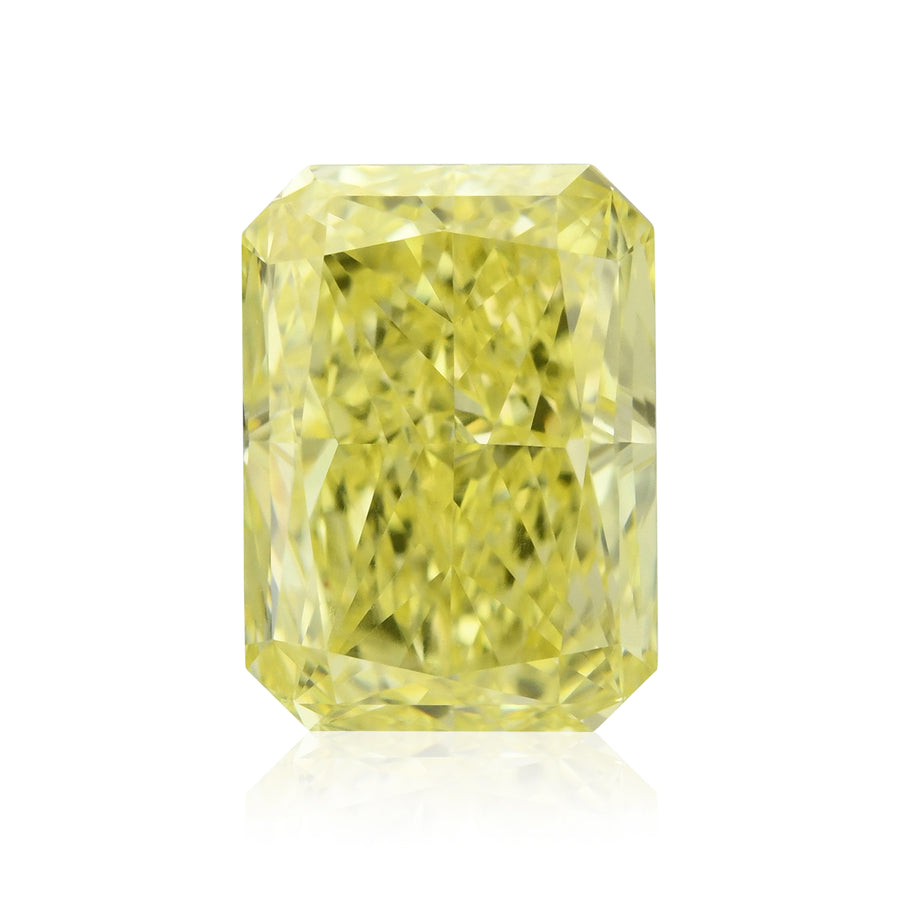 1.24 Carat Fancy Intense Yellow Radiant Diamond VS2 GIA