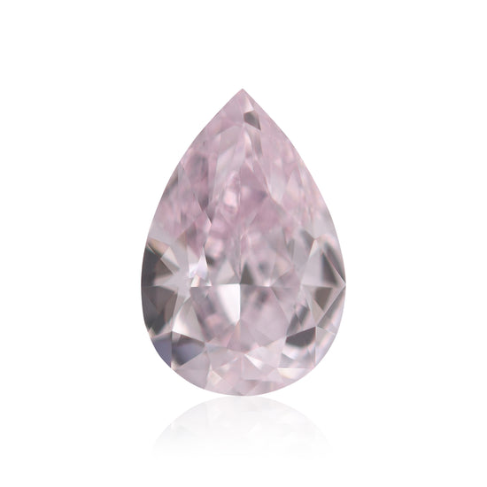 0.31 Karat Fancy Purplish Pink Birnendiamant SI1 GIA