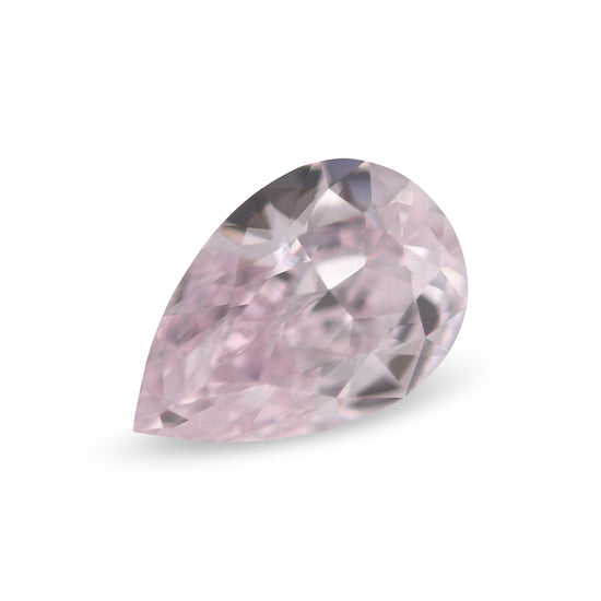 0.31 Carat Fancy Purplish Pink Pear Diamond SI1 GIA