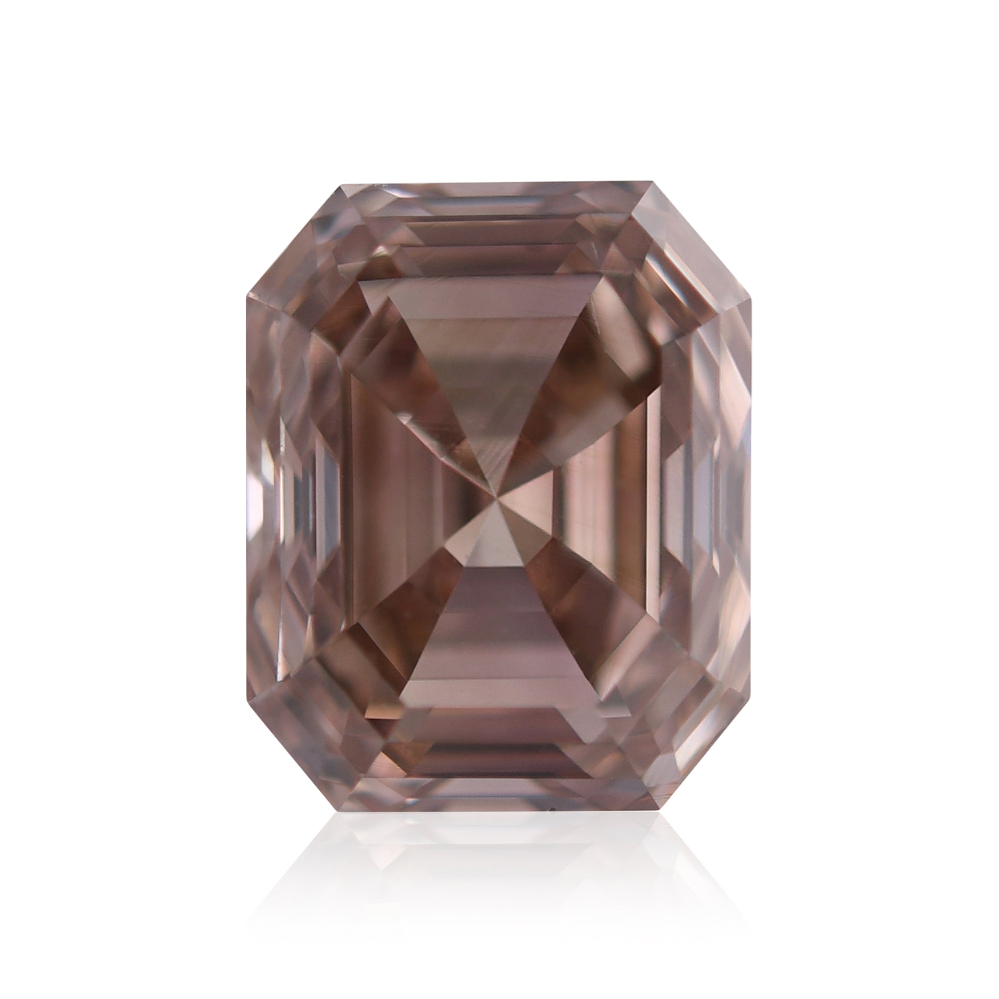 CLASSICAL Diamonds 20〜23 1.00 Carat Fancy Pink Brown Emerald Diamond VS2 GIA | LEIBISH