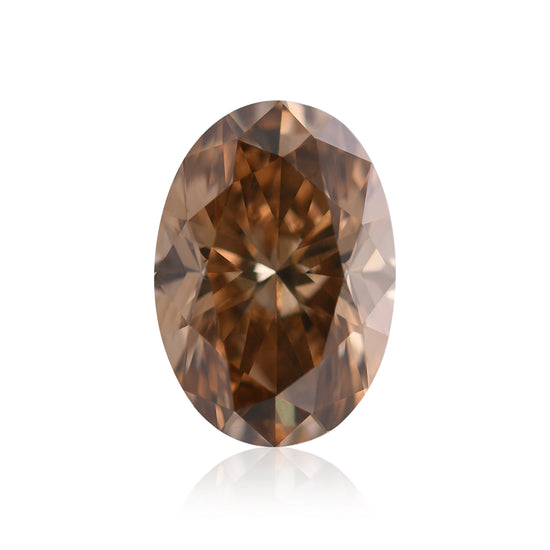 1,41 Karat Fancy Orange Brown Oval Diamant VS1 GIA
