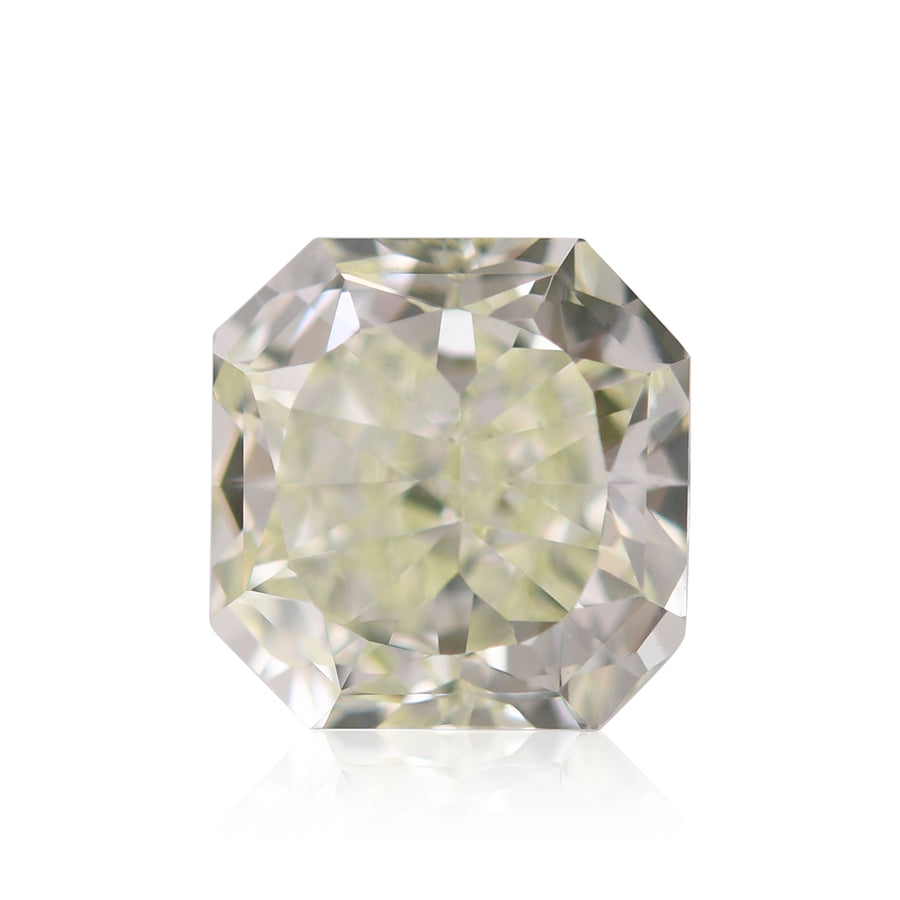 ألماسة راديانت 1.46 قيراط Fancy Light Yellow Green VS2 GIA