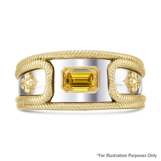 0.63 Carat Fancy Deep Orange Yellow Emerald Diamond VVS1 GIA