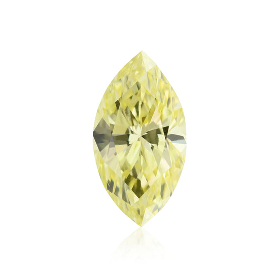 0,35 Karat Fancy Yellow Marquise Diamant VS1 GIA