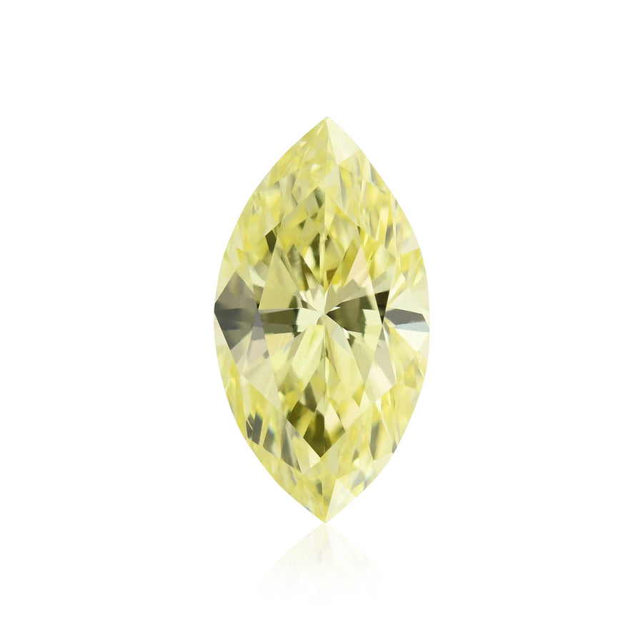 Diamante Giallo Fancy Marquise da 0,35 Carati VS1 GIA