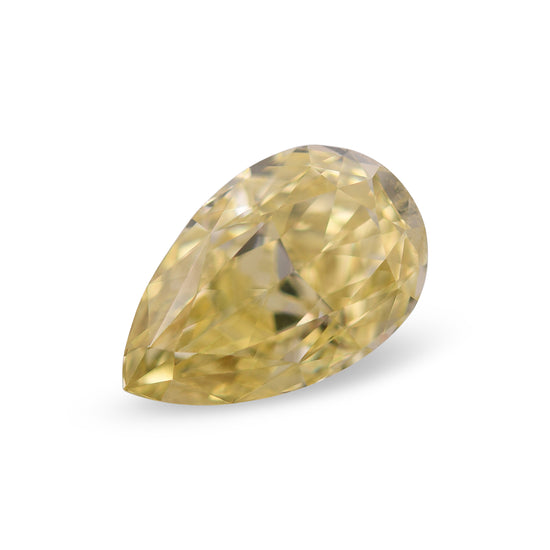 Diamante a pera Fancy Intense Yellow SI1 GIA da 2,39 carati
