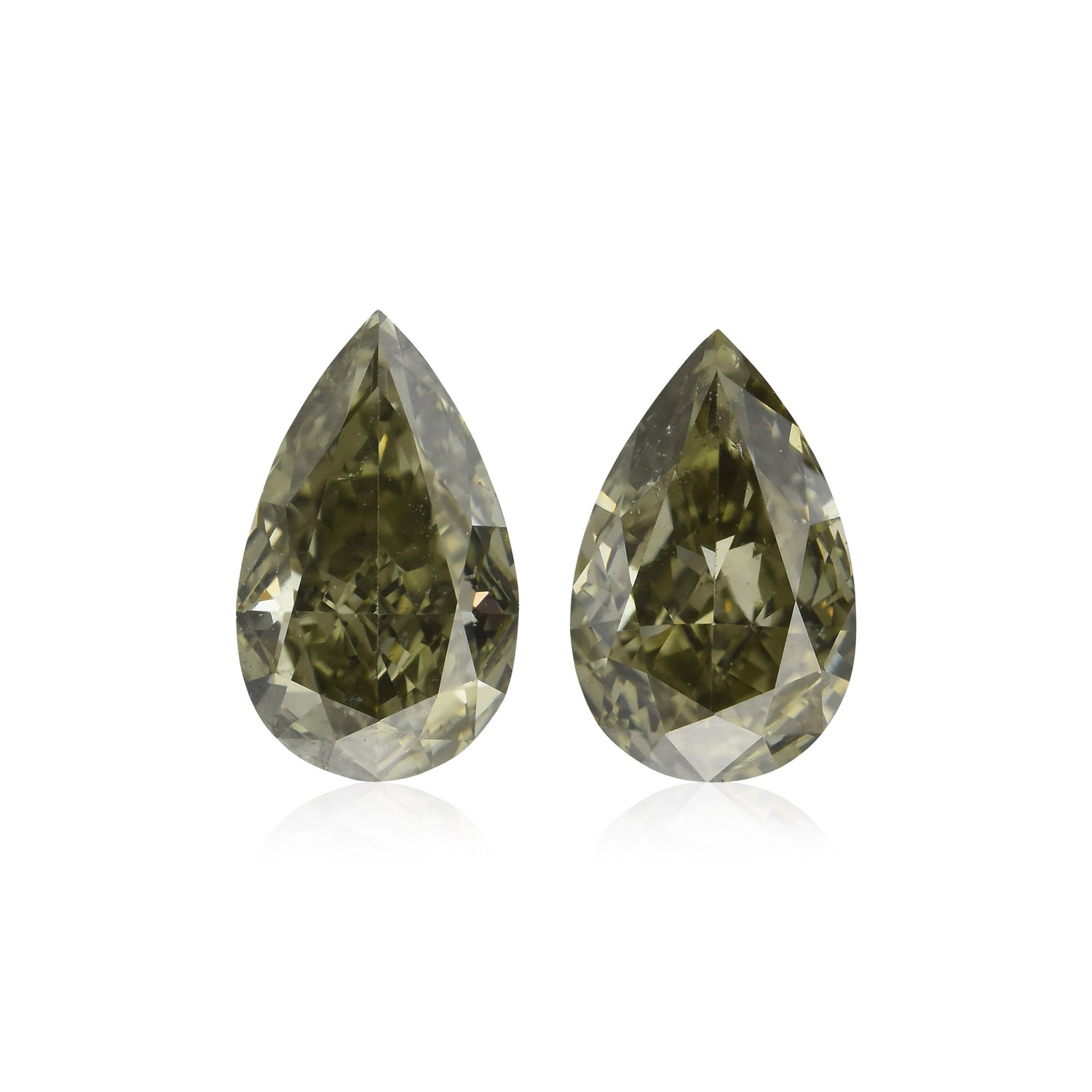 1.07 Carat Chameleon Pear Diamonds SI1 GIA