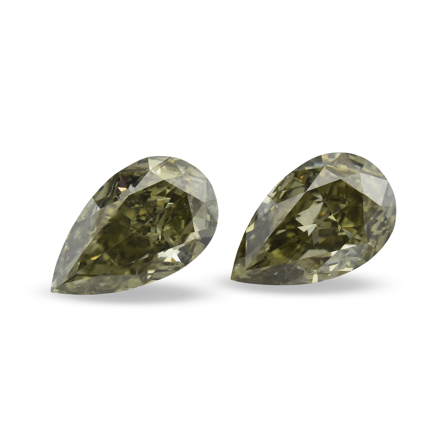 1.07 Carat Chameleon Pear Diamonds SI1 GIA