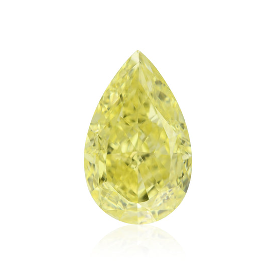 Diamante a pera da 1,13 carati Fancy Yellow VVS2 GIA