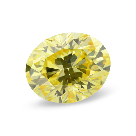 Diamante ovale giallo vivido elegante da 1,27 carati SI2 GIA