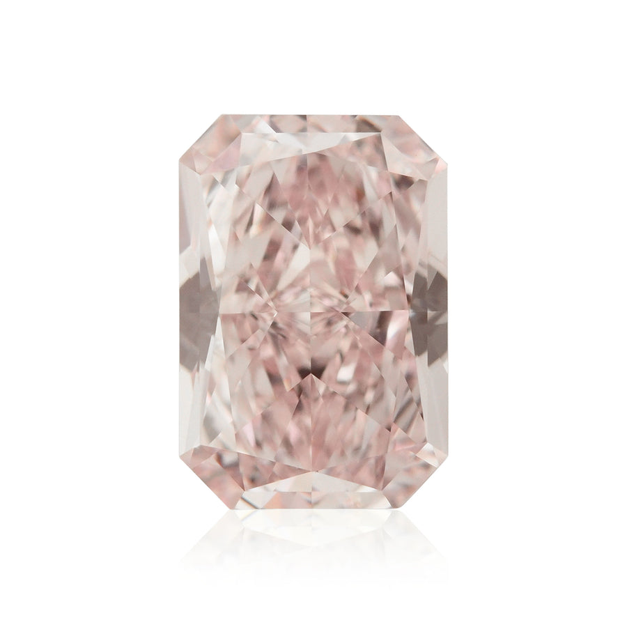 1,01 Karat hellrosafarbener Radiant Diamant VS1 GIA