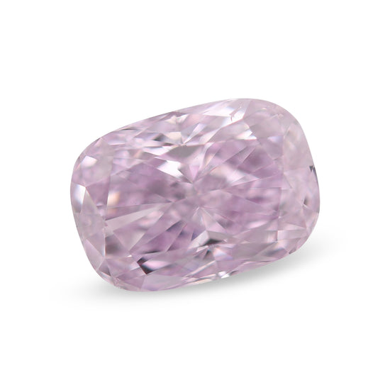 1.00 Carat Fancy Pink Purple Cushion Diamond SI2 GIA