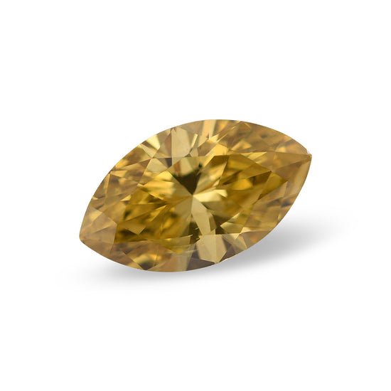1,35 carati diamante marquise Fancy Deep Brownish Yellow SI2 GIA