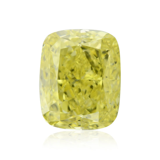 Diamante Giallo Intenso Fancy Taglio Cuscino da 1.07 Carati VVS2 GIA
