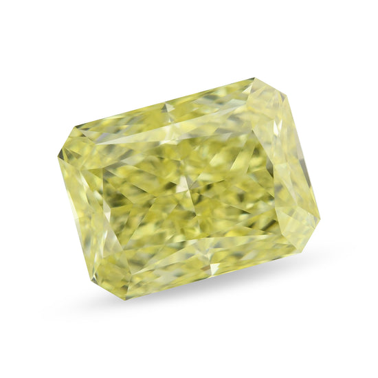 1.31 Carat Fancy Yellow Radiant Diamond VVS2 GIA