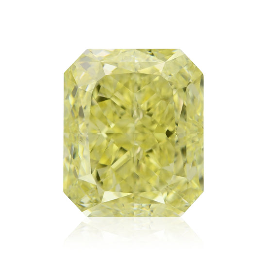 1.50 Carat Fancy Yellow Radiant Diamond VVS1 GIA