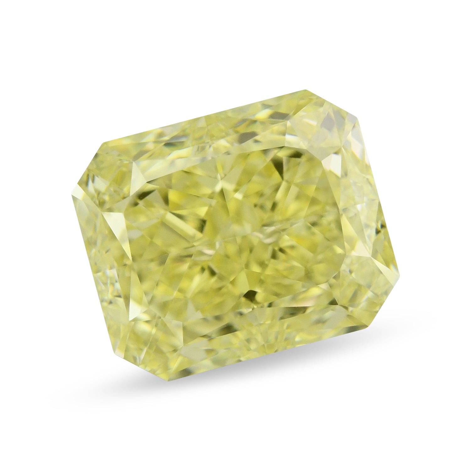 1.50 Carat Fancy Yellow Radiant Diamond VVS1 GIA