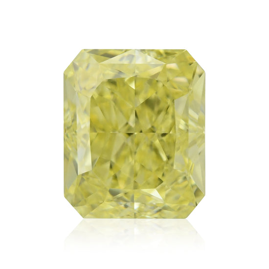 Diamante radiante giallo intenso elegante da 0,67 carati VS1 GIA