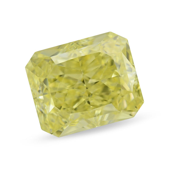 0.67 Carat Fancy Intense Yellow Radiant Diamond VS1 GIA