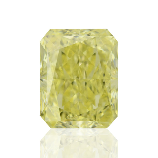 Diamante taglio Radiant GIA Fancy Intense Yellow VVS1 da 0,63 carati