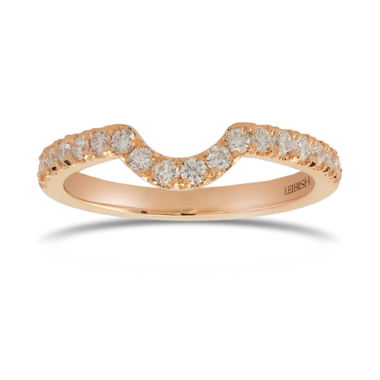 Contoured Diamond Band Ring