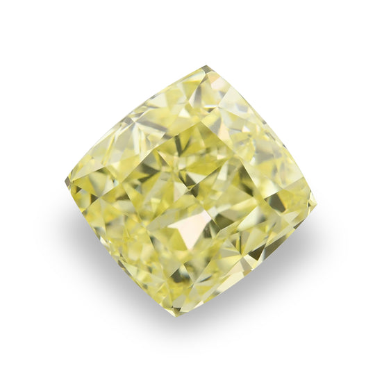 2.01 Carat Fancy Yellow Cushion Diamond VVS1 GIA