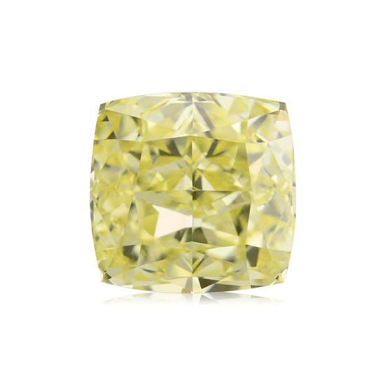 2.01 Carat Fancy Yellow Cushion Diamond VVS1 GIA
