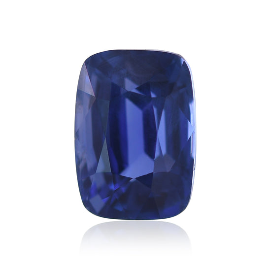 7,04 Karat Blauer SRI LANKA Cushion Saphir AGL & GRS