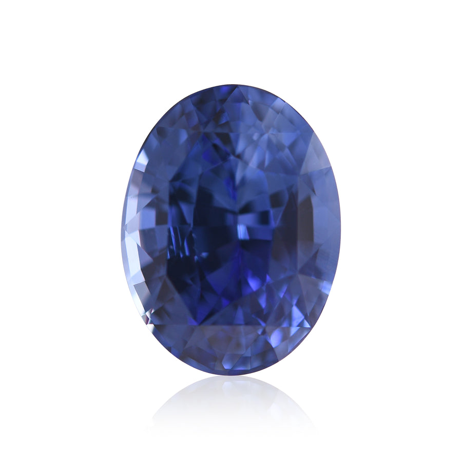 Zaffiro blu ovale dello Sri Lanka da 7,57 carati CD