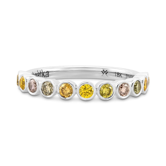 Multi color Diamond Half Band