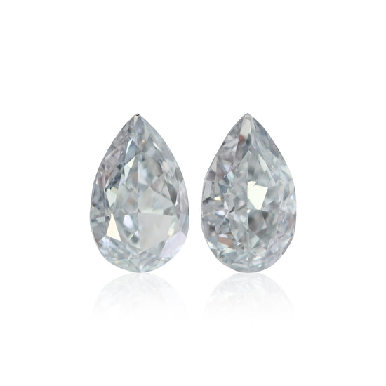 1.01 Carat Fancy Intense Blue Pear Diamonds VS2 GIA