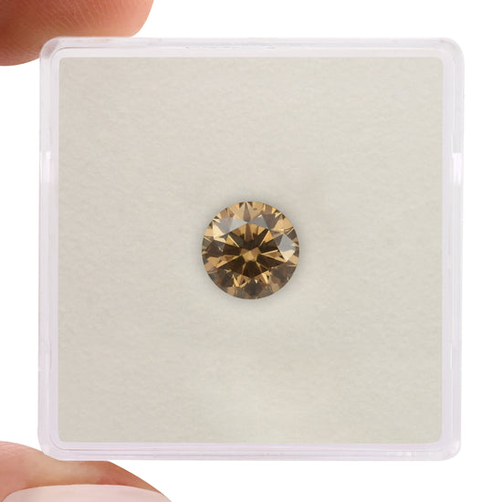 1.05 Carat Fancy Brown Round Brilliant Diamond VS2 IGI