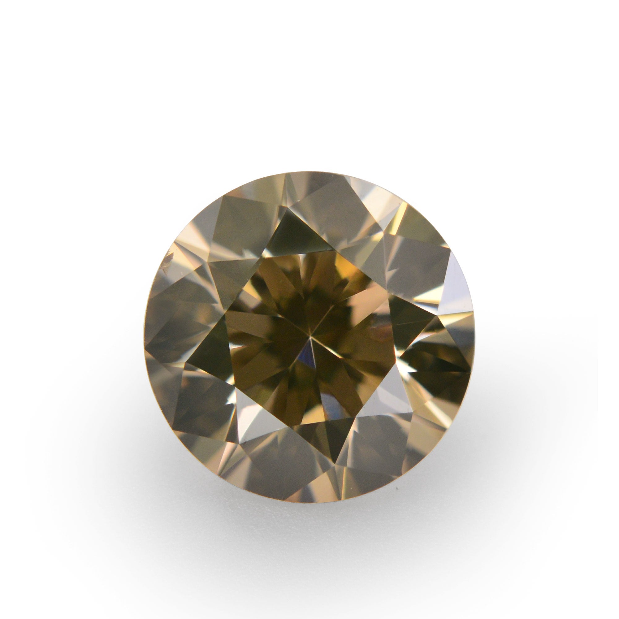 0.37 Carat Fancy Brown Round Brilliant Diamond VS1 IGI | LEIBISH