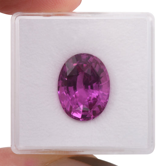 8.03 Carat Pink MADAGASCAR Oval Sapphire AGL